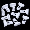 Rexka 10pcs Front & Rear Spoiler Moulding Clip Compatible with