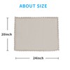 MINJIATEX Couch arm Covers, Non-Slip (2 pcs), Washable, for Living