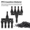 PAEKQ 4 to 1 Solar Panel Connectors T Branch Connectors