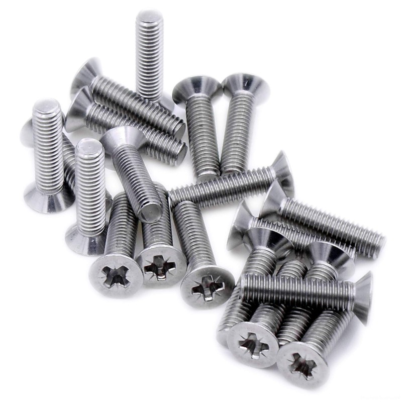 M3 (3mm x 35mm) Pozi Countersunk Machine Screw (Bolt) -
