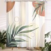 YCSBOHOSCS Boho Sage Green Shower Curtain 70.8x70.8 with 12 Hooks