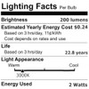 Anyray (3-LED G8 Replacement Light Bulbs 2W for 120V 20-Watt