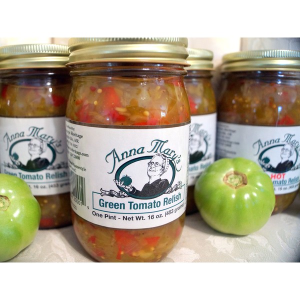 Anna Mary's Green Tomato Relish, 16 oz. (2 pack)