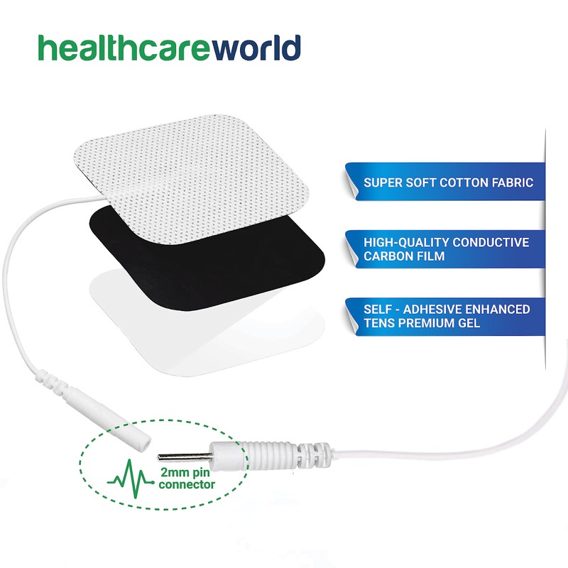 Mini Wireless TENS Machine & Leads & 4 TENS Pads