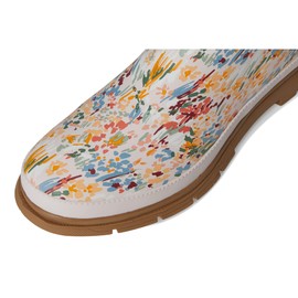 Western Chief Tall Rain Boot - Boots for Women - Round Toe - Adjustable Buckle - Rugged Rubber Lug Outsole Painted Garden 9 M