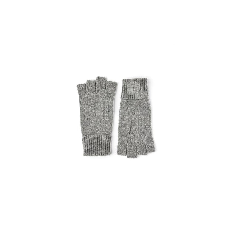 Hestra Basic Wool Half Finger Glove - Grey | 6