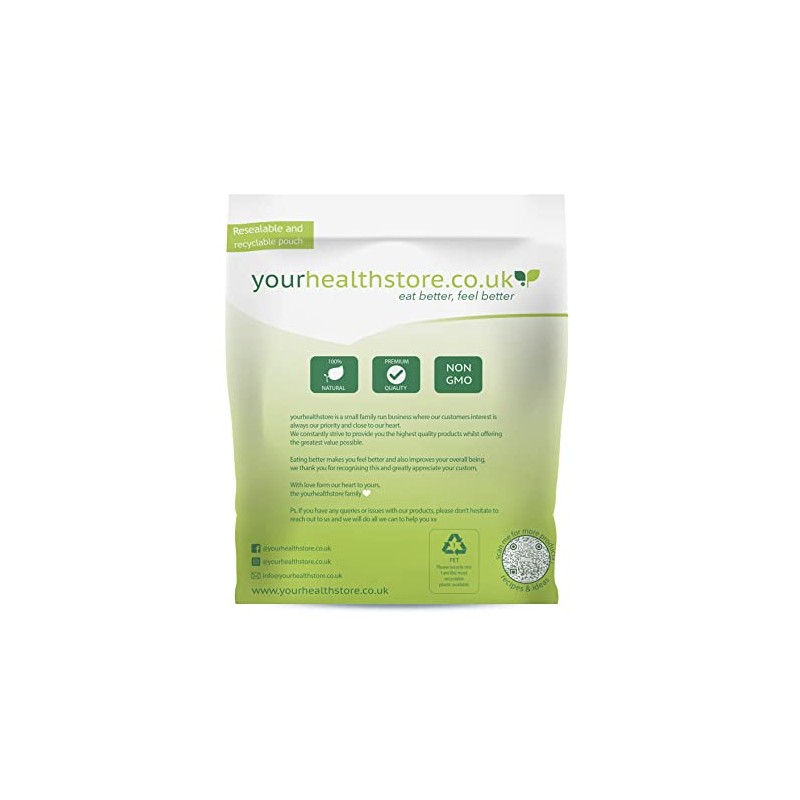 yourhealthstore Premium Whole Grain Gluten Free Oat Flour 1kg Made