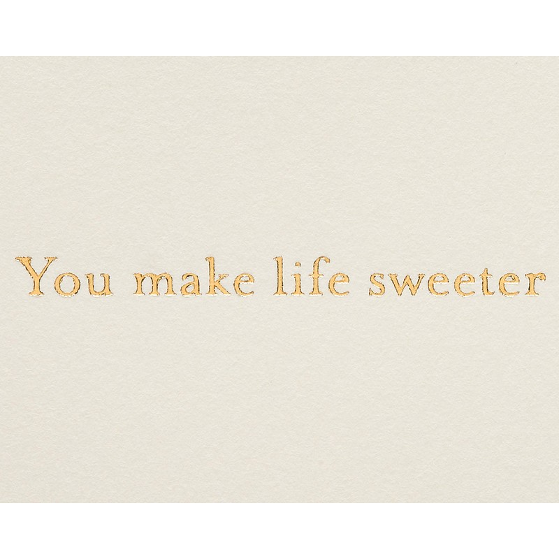 Papyrus Romantic Valentines Day Card (You Make Life Sweeter)