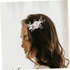 PACKOVE Bridal Hair Comb with Embellishments Elegant European Style Wedding