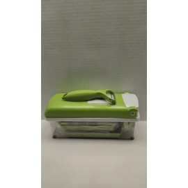 As Seen On TV 1 Second Slicer - Green -  Cheese Tomato Vegetable (5 In 1)  13 Pieces!!!