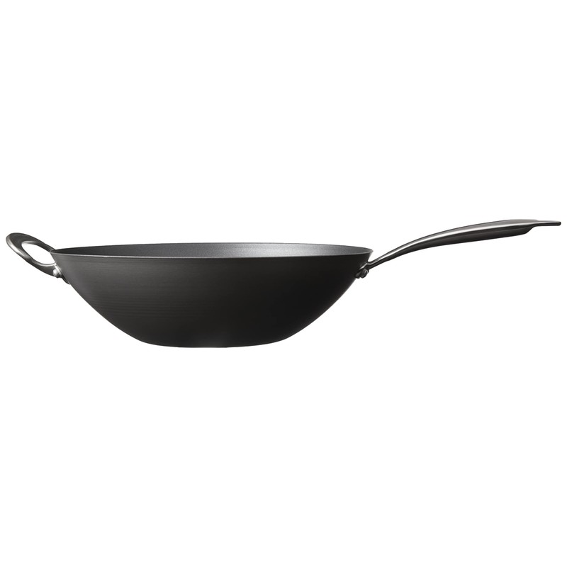 Nordic Ware Asian Spun Wok, 14", Metallic