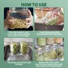4 Pack Sprouting Lids for Mason Jars, 304 Stainless Steel