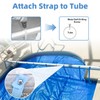 Pool Solar Cover Reel Straps, Pool Reel Tube & Blanket