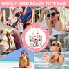 CAMTOP Waterproof Beach Tote Bag for Women Girls with Zipper