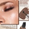 Eyebrow Brush, Liquid Eyebrow Pencil, Waterproof Eyebrow Gel, Multifunctional Angled