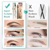 Derpilo [New Sensation Eyebrow] Waterproof Eyebrow Pencil 3-Color Set Ultra-Fine