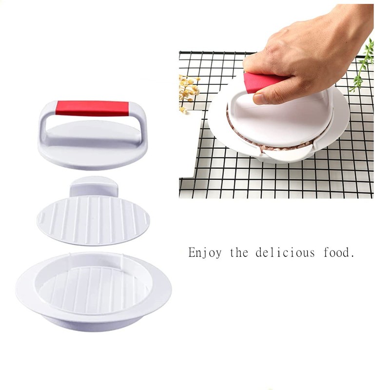 Hamburger Press Patty Maker, Plastic Burger Press, Burger Mold Press