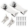 5 Inch Keyed Hasp Latch Lock, Knob Locking Hasp,Hasp Latches