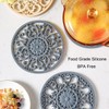 Extra Thick Silicone Trivet Mat for Hot Dishes, Hot Pots