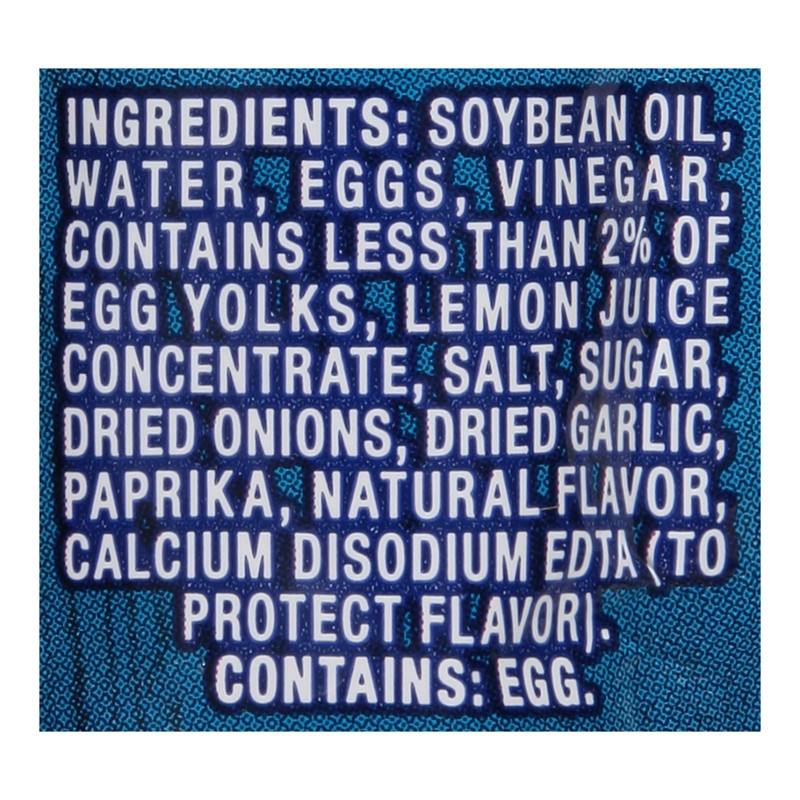 CONDIMENT, MAYO, SINGLE SERVE