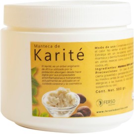 Manteca de Karité Orgánica Shea Butter 100% Natural 500g Hidrata, Nutre y Protege Ideal para Piel Seca o Sensible Cuidado Corporal y Cosmética Natural