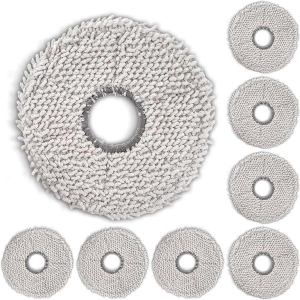 8pcs Mop Pads for E COVACS X1 Omni/X1 Turbo/T20 Omni/T10