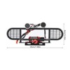 RC Front Bumper with 2 Round LED and Winch Remote