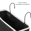 Restokki Hanging Storage Basket with Hooks - Canvas Organiser Shelf