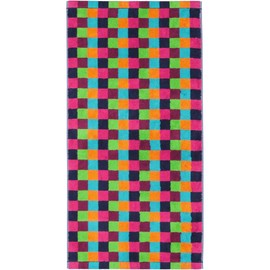 Cawö Home Hand Towels Life Style Checked 7047 Multicoloured - 84 Flannels 30 x 30 cm