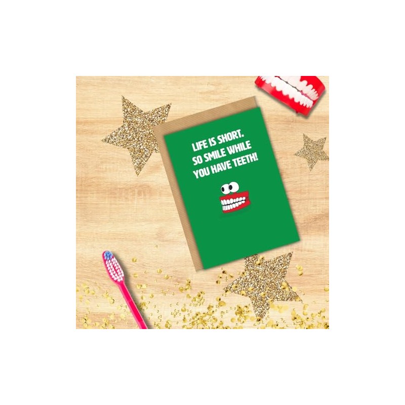 Scribbler Life is Short. Smile While You Have Teeth! Funny