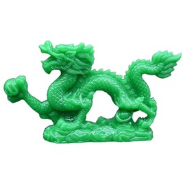 Green Resin Dragon 2024, Replace Wood Dragon 2024 Chinese Dragon Figurine, Chinese Feng Shui Dragon Statue, Resin Dragon Figurine, Mascot Figurine Statue Chinese New Years