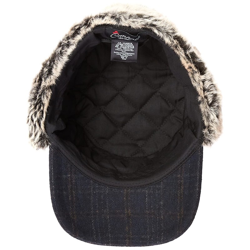 Jeff & Aimy Unisex Earflap Winter Warm Fur Hat for