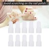 Uxsiya 10Pcs/Set Finger Nail Protector Tips Barrier Protector Gel Nail