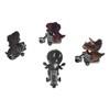 4Pcs Dinosaur Motorbike Toy Motorcycle PVC Pull Car Home Decoration
