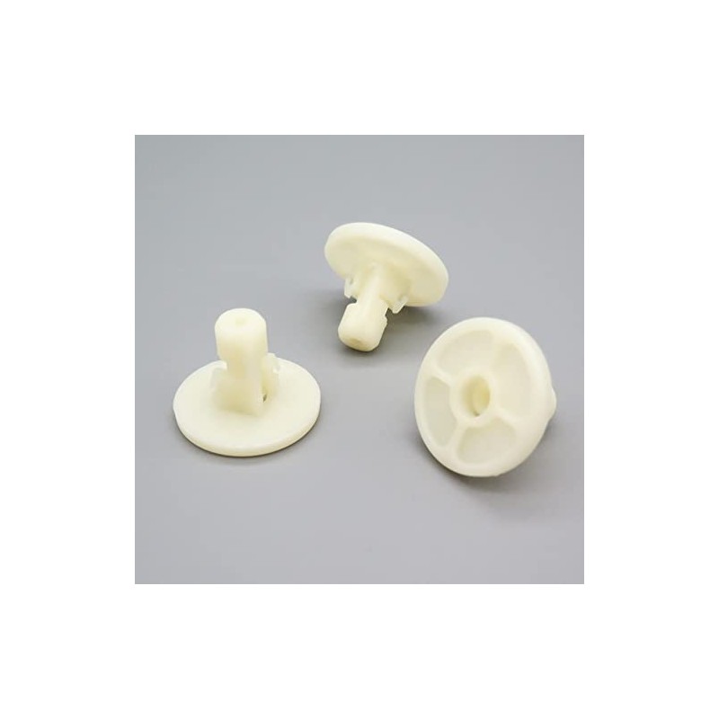 VVO Fasteners Plastic Engine Undertray Clip, White (Pack of 10)