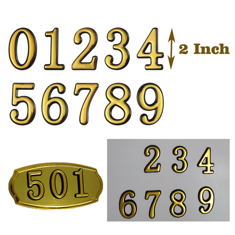 Mailbox Numbers for Outside, MONNCHA House Numbers for Mailbox 3D