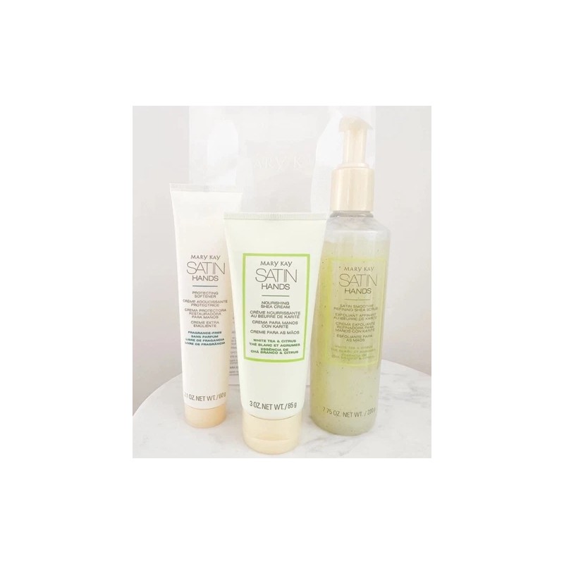 Mary Kay Satin Hands Pampering Set-Hands protecting Softener - Cuidado
