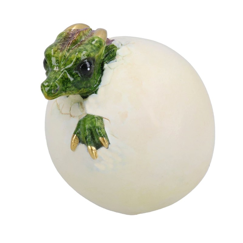 AB Tools Baby Dragon Egg Hatching Resin Fantasy Sculpture Statue