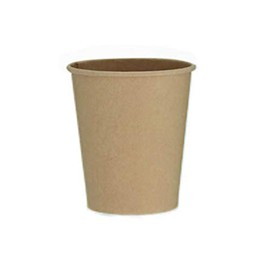 ArtNap PS-304 Unbleached Paper Cups, 7 oz, 100 Count, 8.1 fl oz (210 ml), Brown