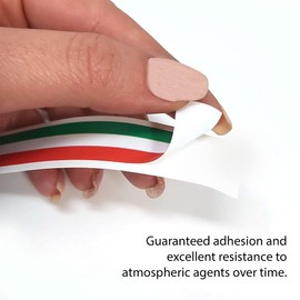 Racing Flag Stripes, 7.5 mm x 1.5 mt