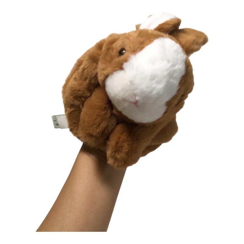 Cute Sale J0082 Plush Hand Puppet, Plush Type, PV Rabbit,