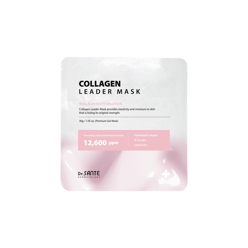 Sante Collagen Leader Mask Pack 1 Box (1Box=10ea) Moisturizing Calming