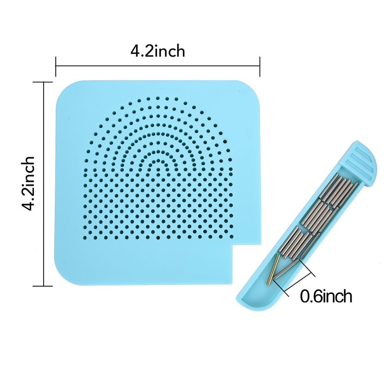 Yurroad Quilling Tool Box Quil Board with Pins, Grid Guide