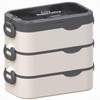Bento Box Adult Lunch Box, Stackable 3 Layers Large Capacity