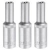 sourcing map 3pcs E-Torx Socket 1/2" Drive E10 External Torx