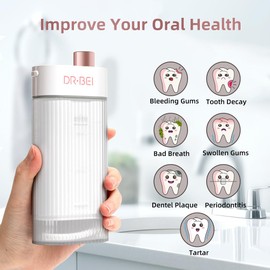 Cordless Water flosser Teeth Cleaner, Portable Rechargeable Dental Oral Irrigator