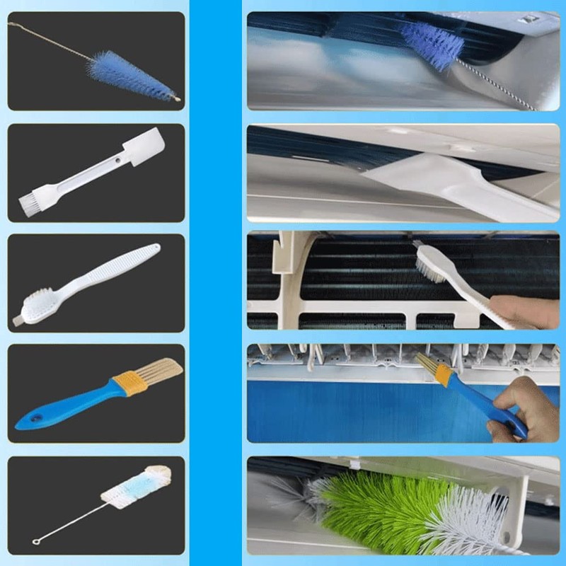Air Conditioner Cleaning Cover Kit, Waterproof Wall Mounted Split Air