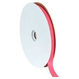 Berwick Offray 5/8" Grosgrain Ribbon, New Neon Pink, 100 Yards