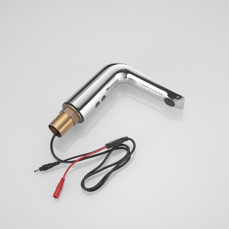 Bathfinesse Touchless Bathroom Sink Faucet Hands-Free, Battery or Plug-in Powered,