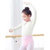 Daydance Boat Neck Girls Dance Sweater Pullover Cropped Ballet Shrug